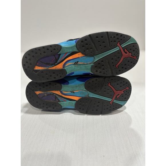 Nike Air Jordan 8 Retro Aqua 2015 Size 6Y 7.5 women - Picture 6 of 6